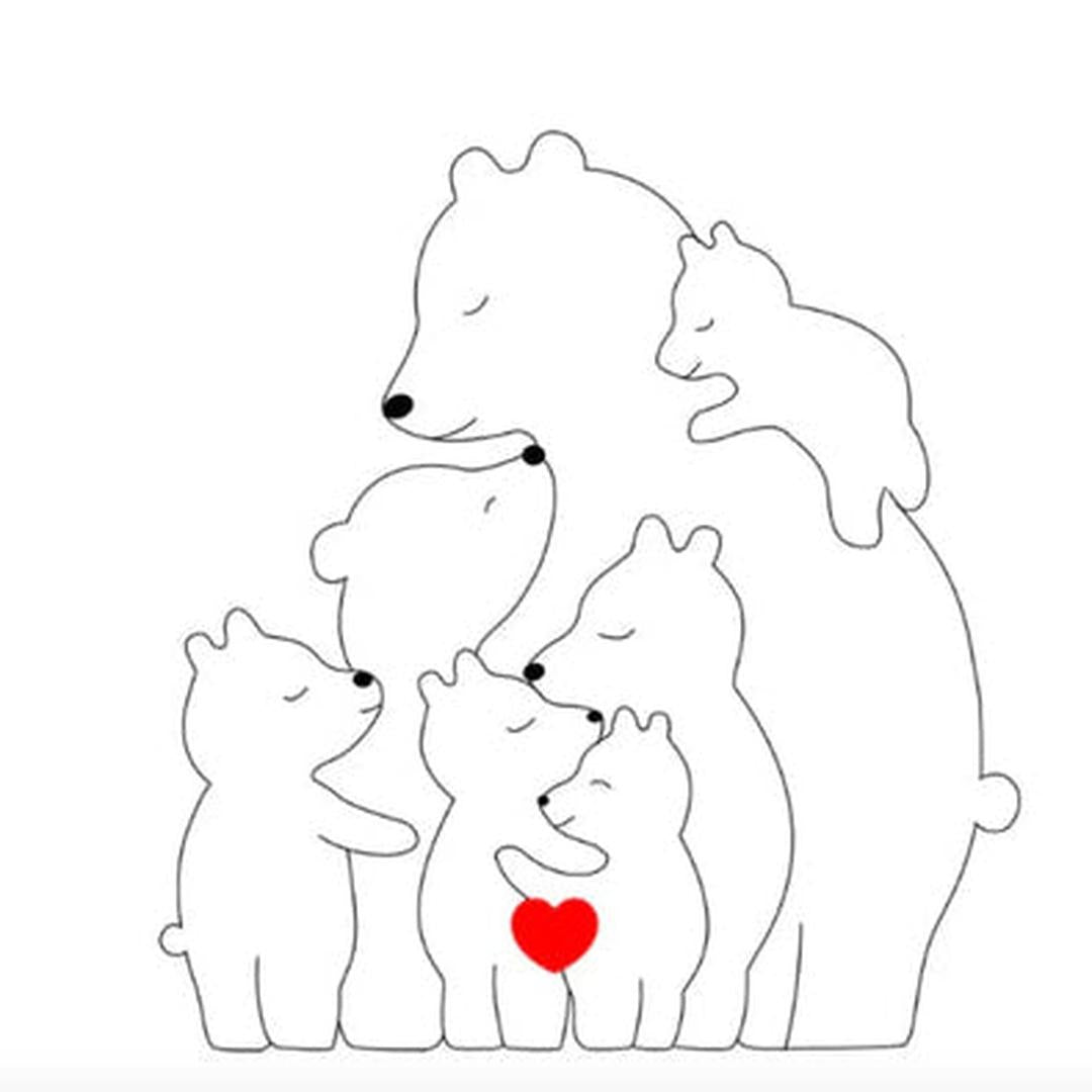 Anpassbare Bärenfamilie – Ein einzigartiges Geschenk für Ihre Liebsten
