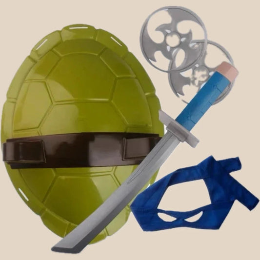 Ninja-Ausrüstungsset für Kinder mit Schild und Zubehör - BPA-freies Plastik