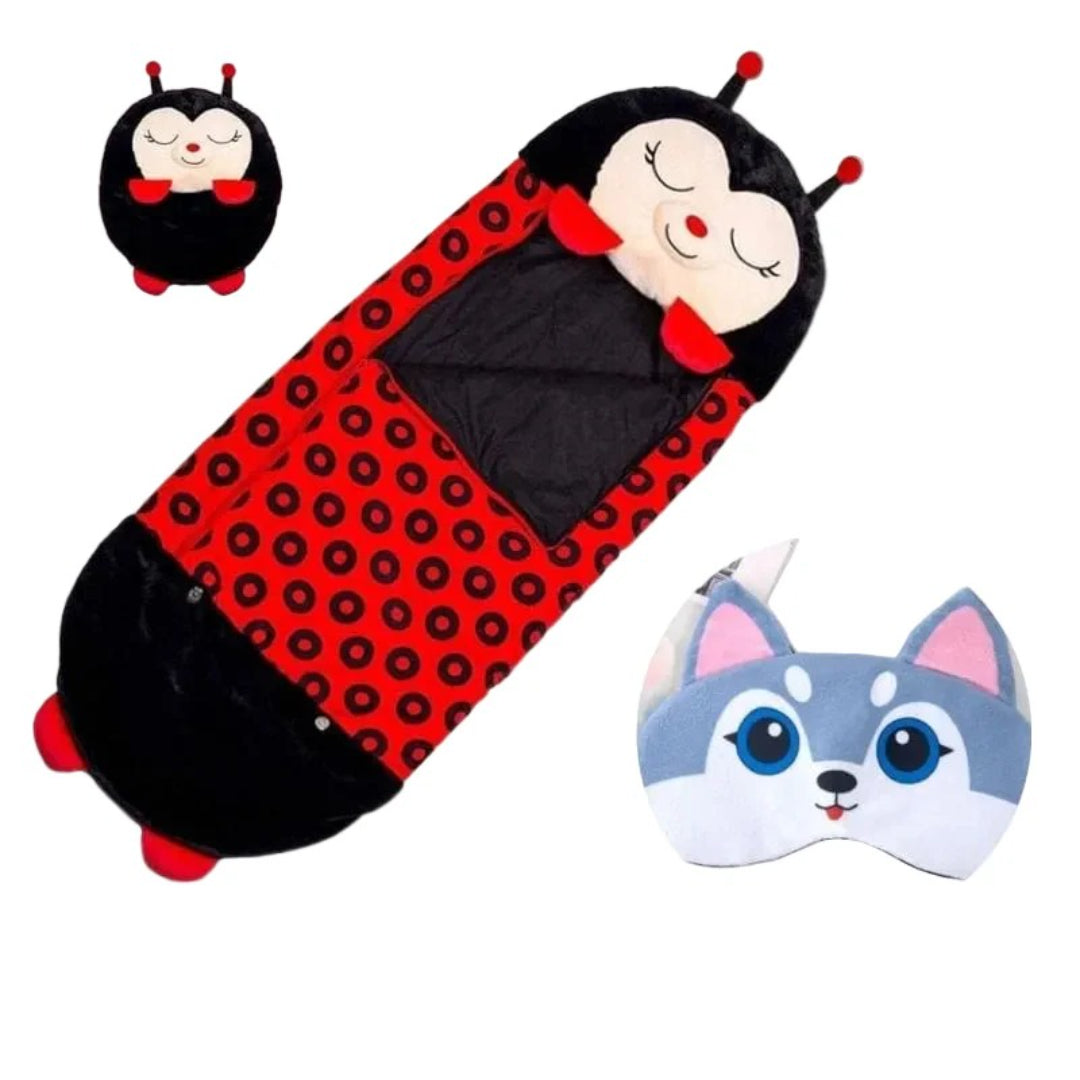 Kinder-Schlafsack mit Tiermotiven