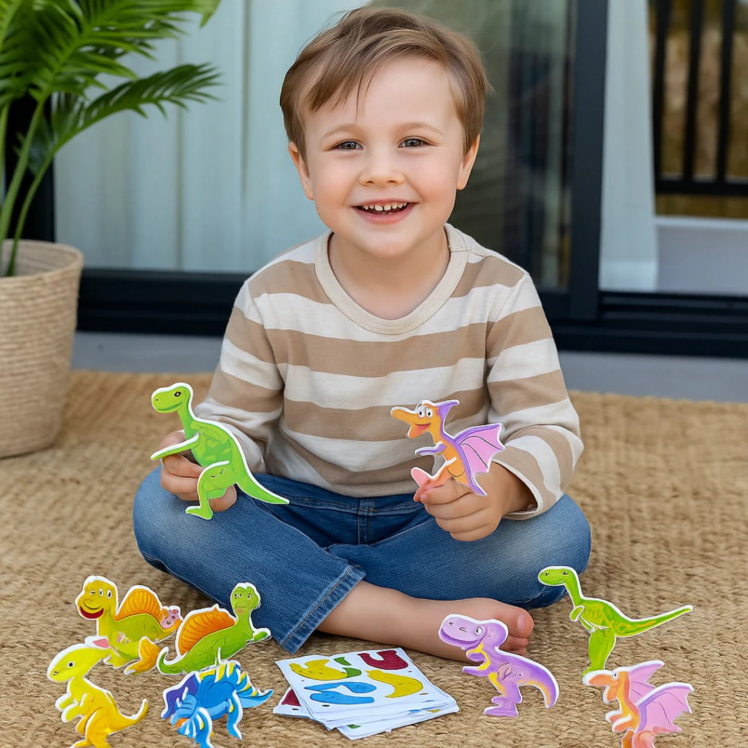 3D Cartoon Puzzle: Lustiges Konstruktionsspielzeug für Kinder