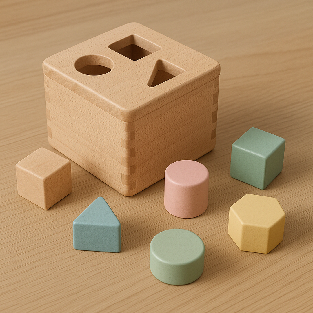 Formensortierset aus Holz für Kinder