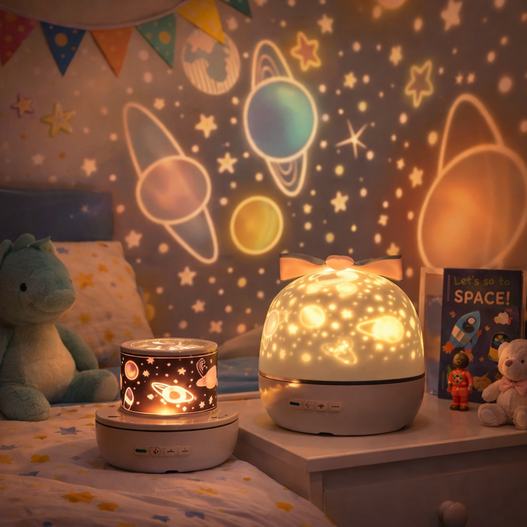 Galaxy Star Projektor – Beruhigende Nachtlampe für ruhigen Schlaf