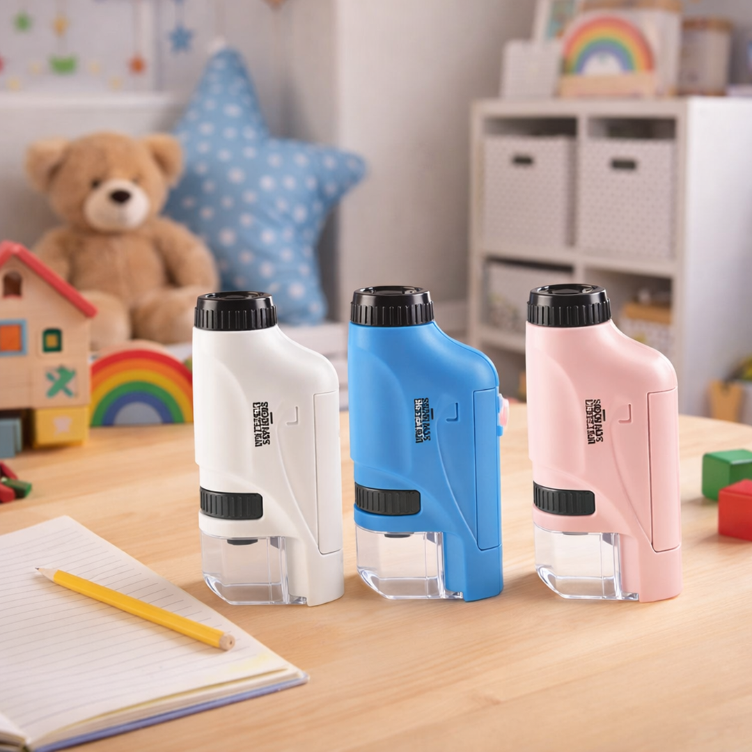 Kinder LED Taschenmikroskop – Entdecken und Forschen aus nächster Nähe!