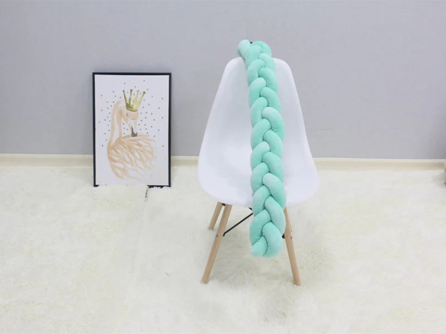 Weicher Babybett-Bumper-Bettwäsche