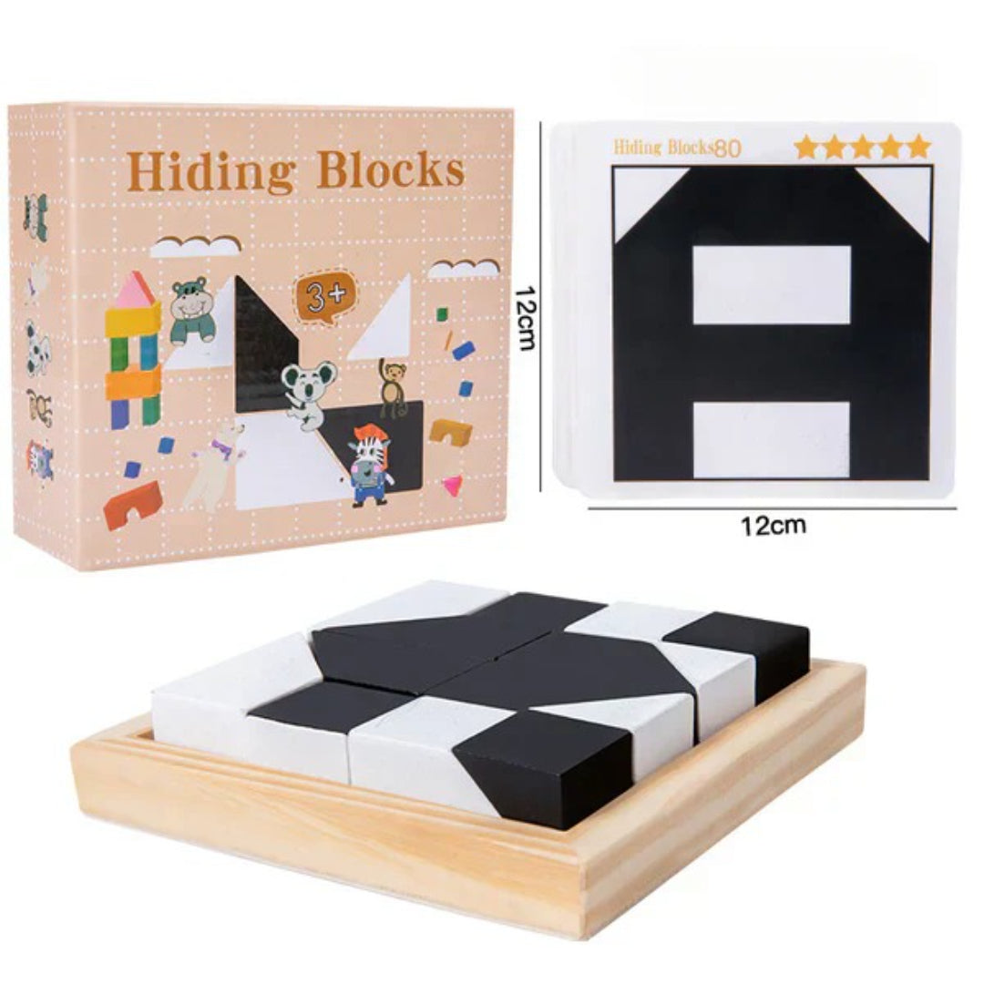 Taschenpuzzle: Zwei-Farben-Logikspiel