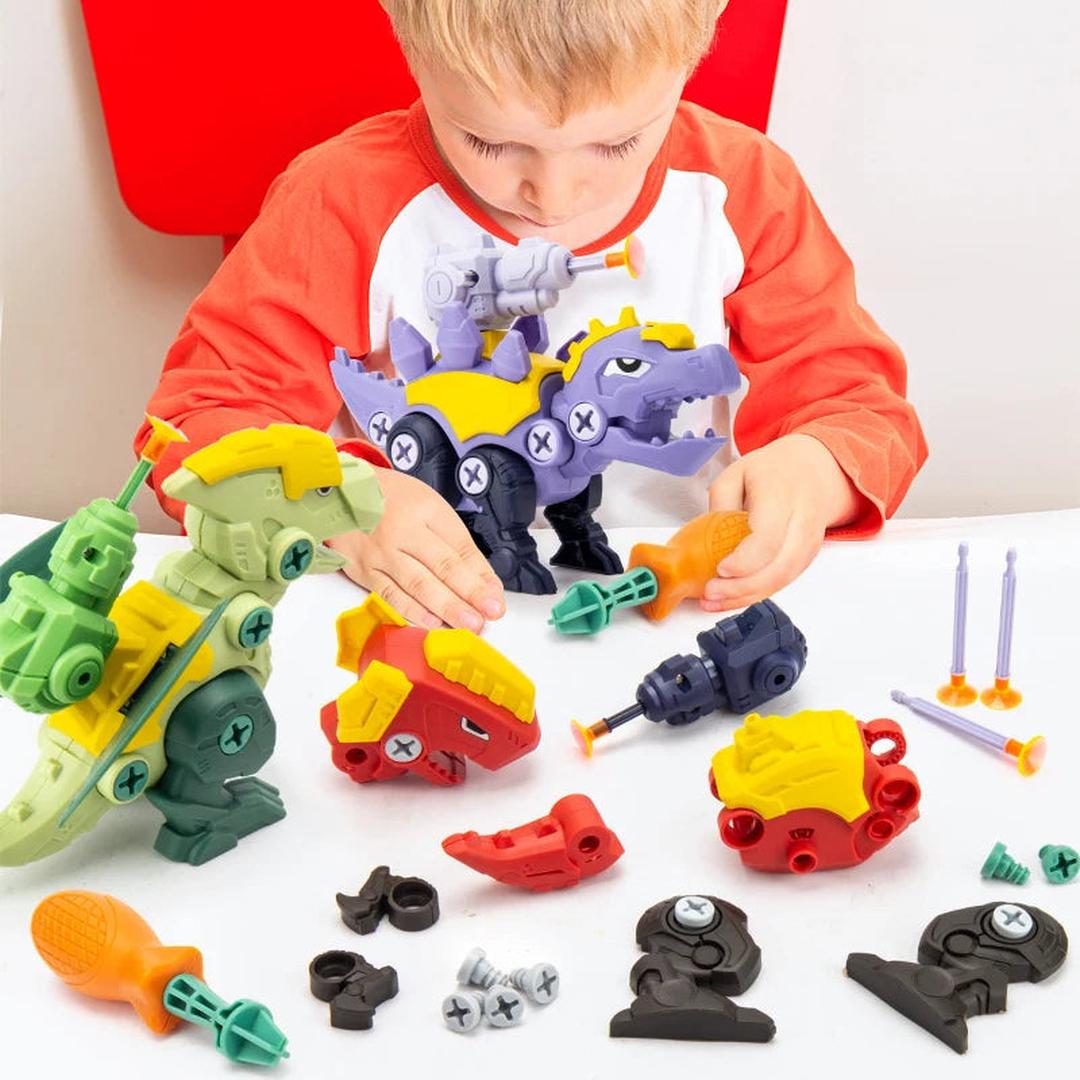 Dinosaurier-Bausatz mit Saugnapf – Fantasievolles Bauvergnügen