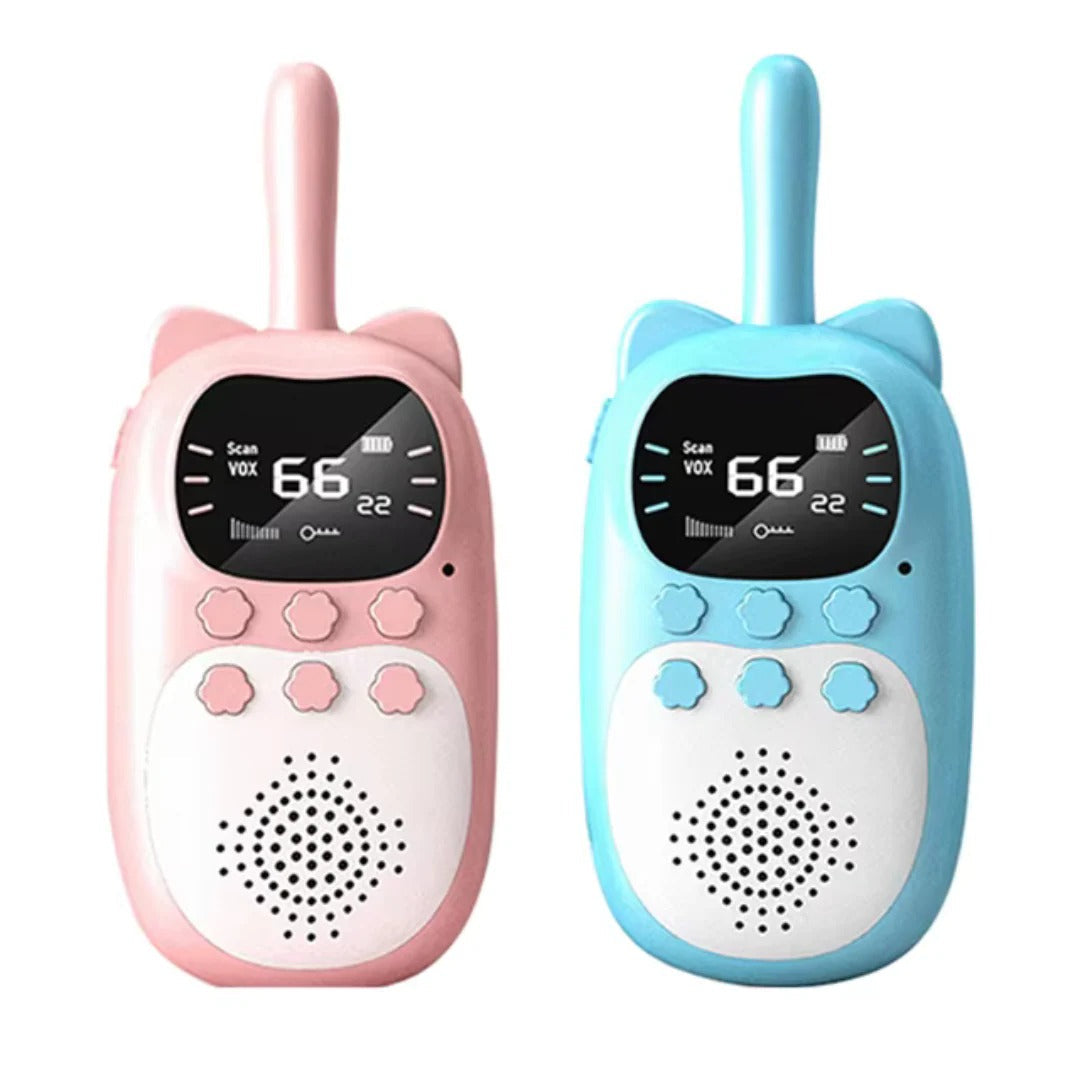 Wiederaufladbare Walkie-Talkies - Kommunikationsset mit einer Reichweite von 3 km