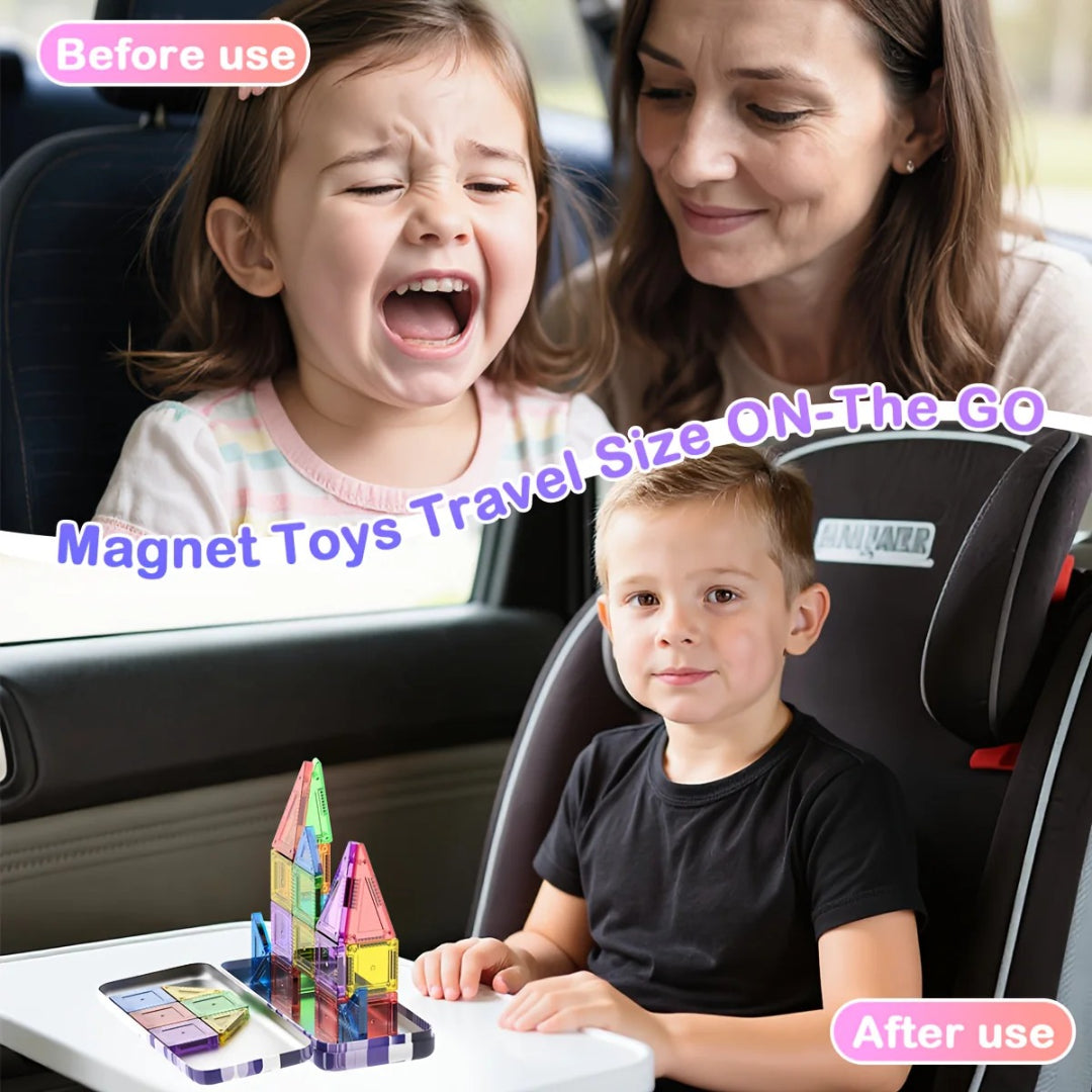 32-teiliges Magnetbaukasten-Set - STEM Magnetfliesen