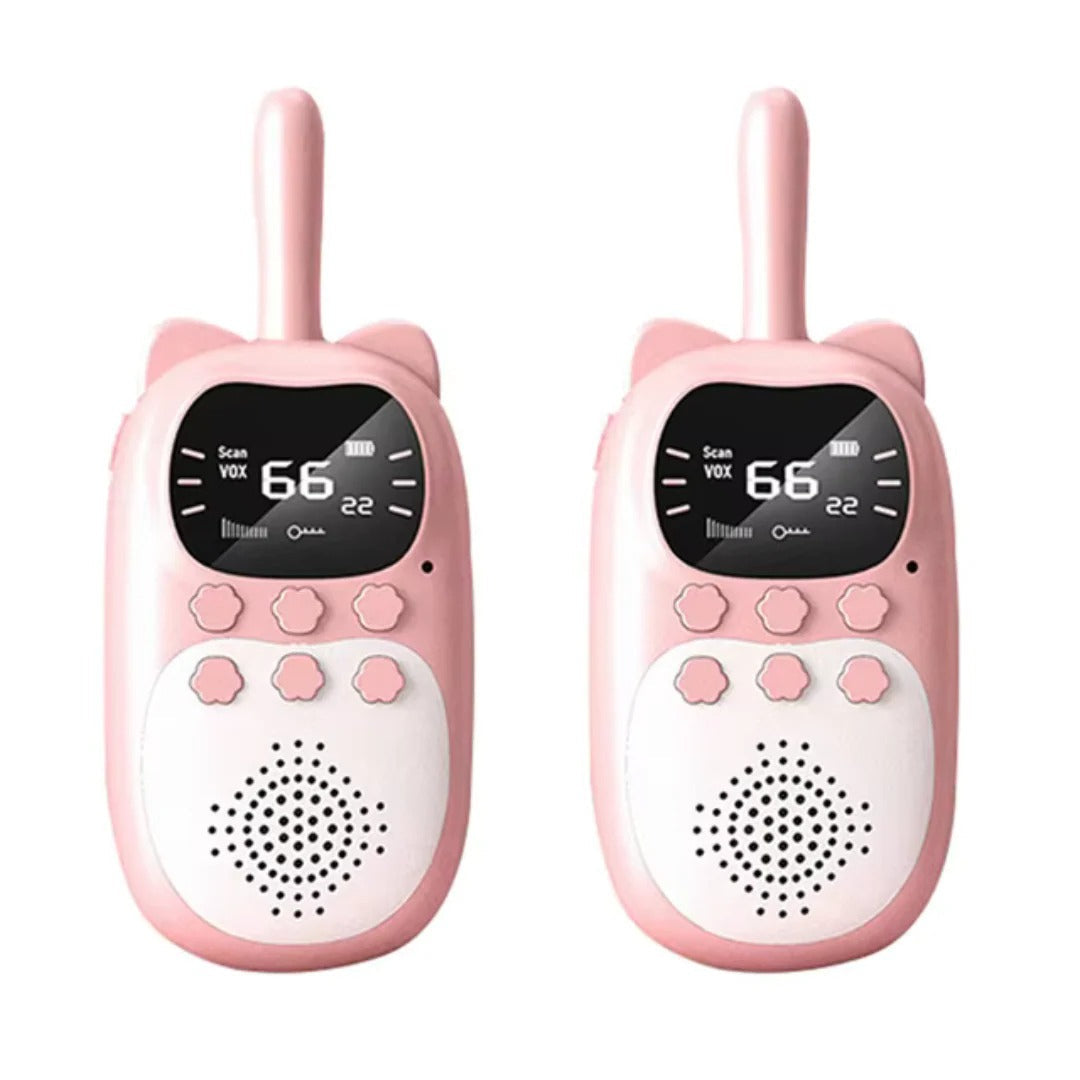 Wiederaufladbare Walkie-Talkies - Kommunikationsset mit einer Reichweite von 3 km