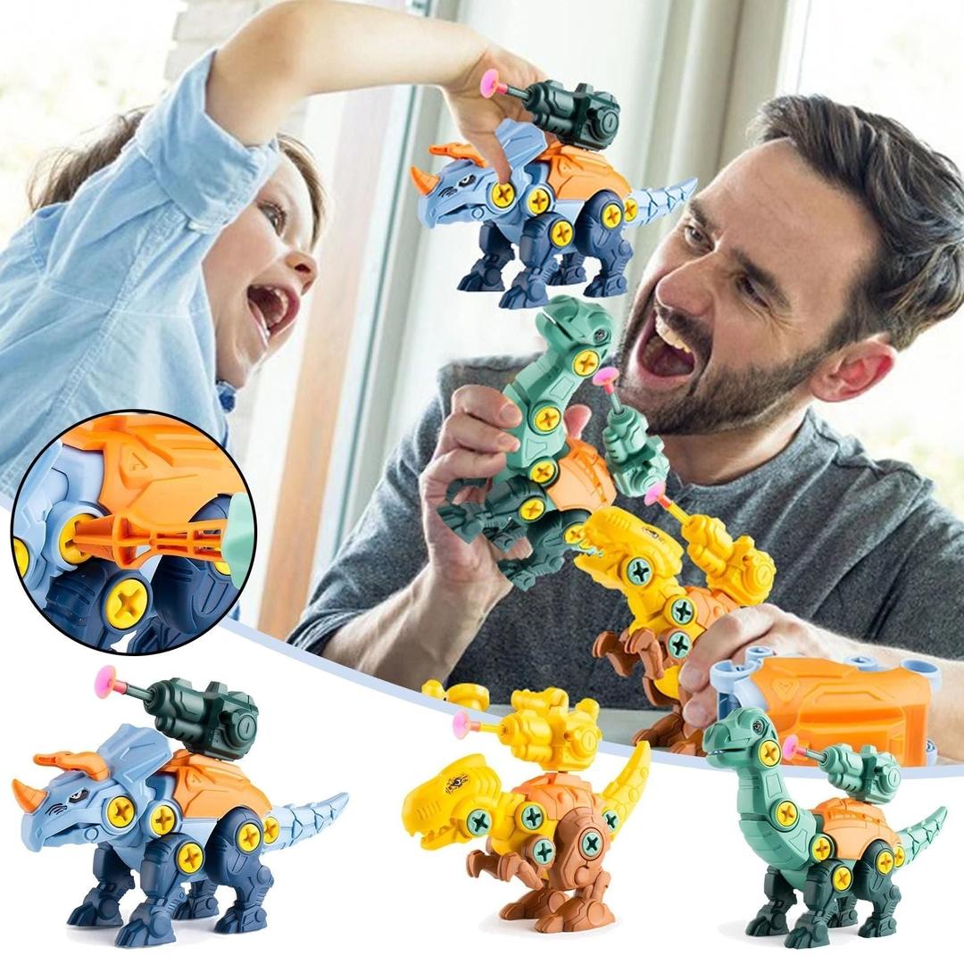 Dinosaurier-Bausatz mit Saugnapf – Fantasievolles Bauvergnügen