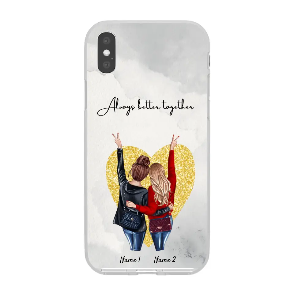 Best Friends with Handbags - Customized Phone Case