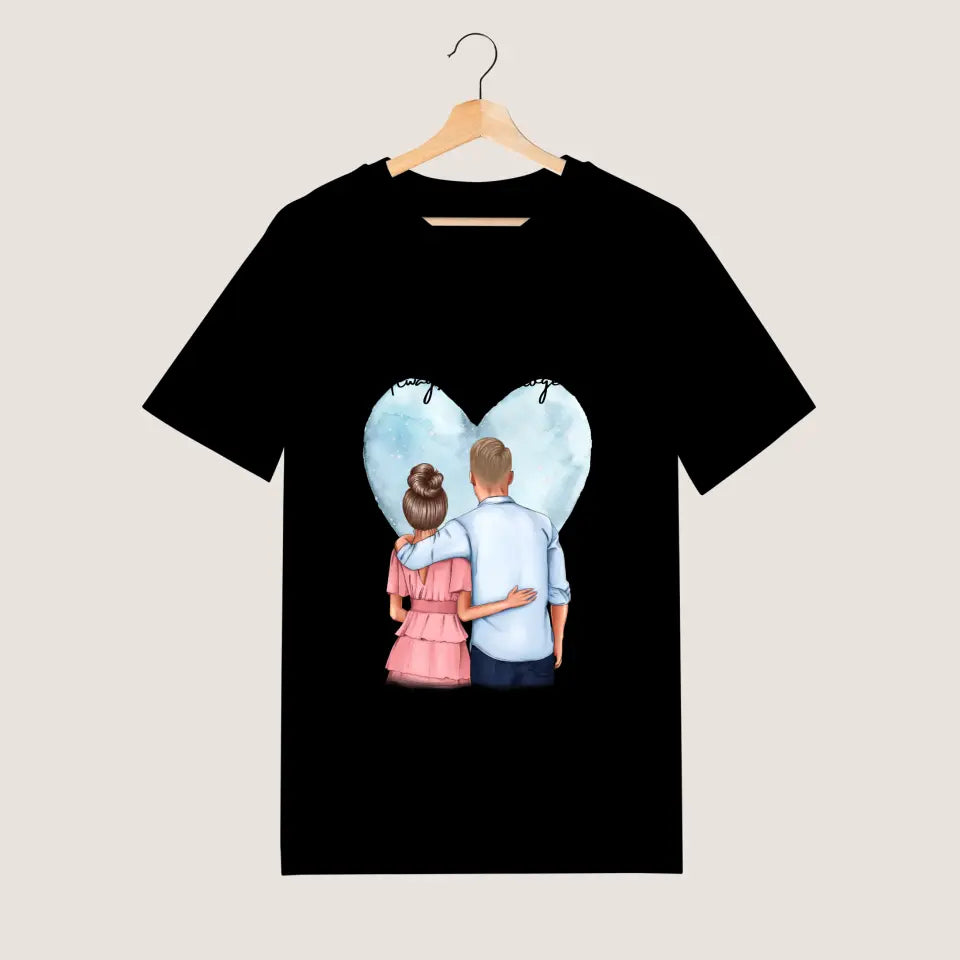 Best couple hug - Personalized T-Shirt