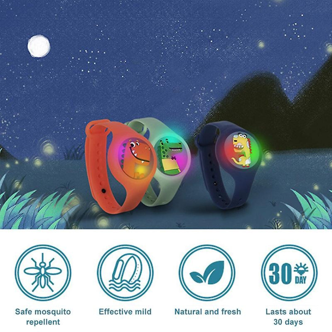 Natürliches DEET-freies Mückenabwehr-Armband für Kinder