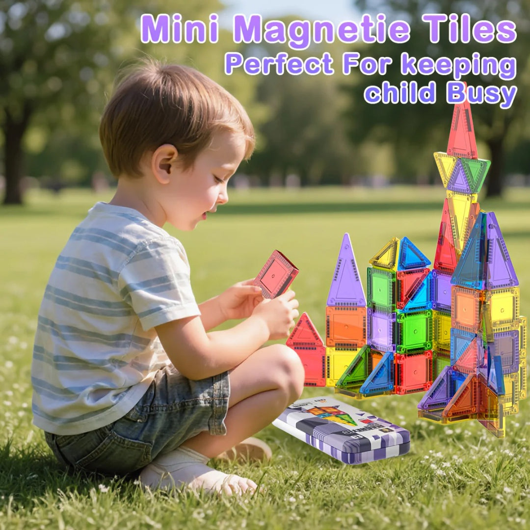 32-teiliges Magnetbaukasten-Set - STEM Magnetfliesen