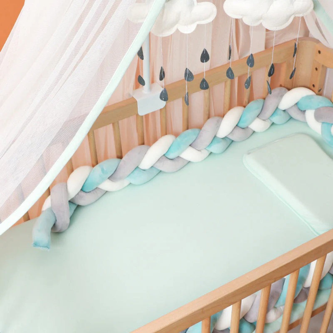 Weicher Babybett-Bumper-Bettwäsche