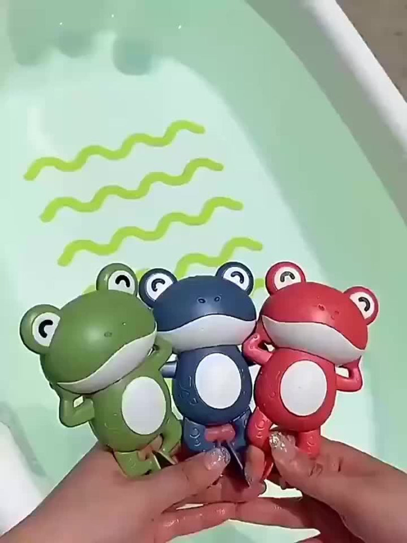 Ungiftiger Frosch-förmiges Bade-Spielzeug - Spaß beim Wasser Spielen für Kinder