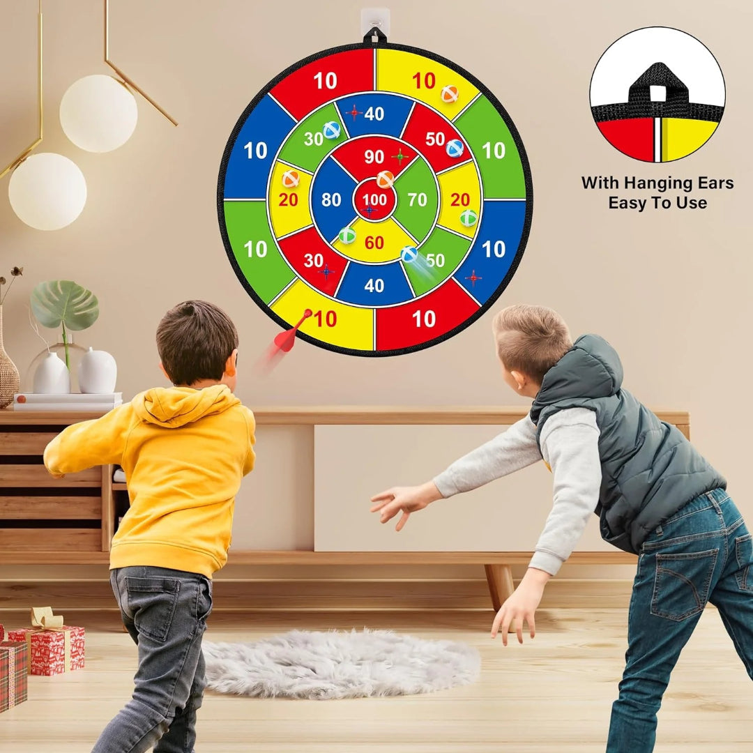 Großes doppelseitiges Wurfziel-Set