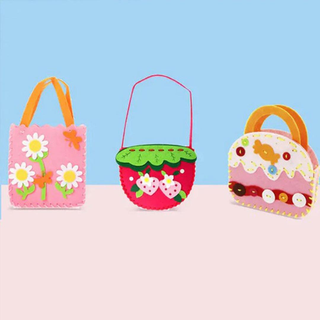DIY-Handtaschen-Nähset für Kinder – Kreativer Spaß für junge Designer