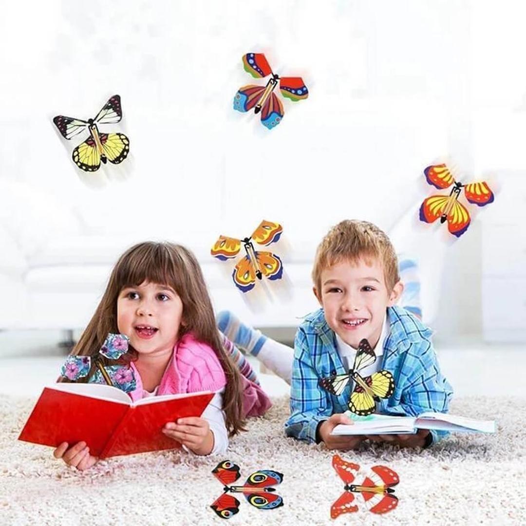 Aufzieh-Magie Schmetterlingsset - Fliegende Schmetterlinge
