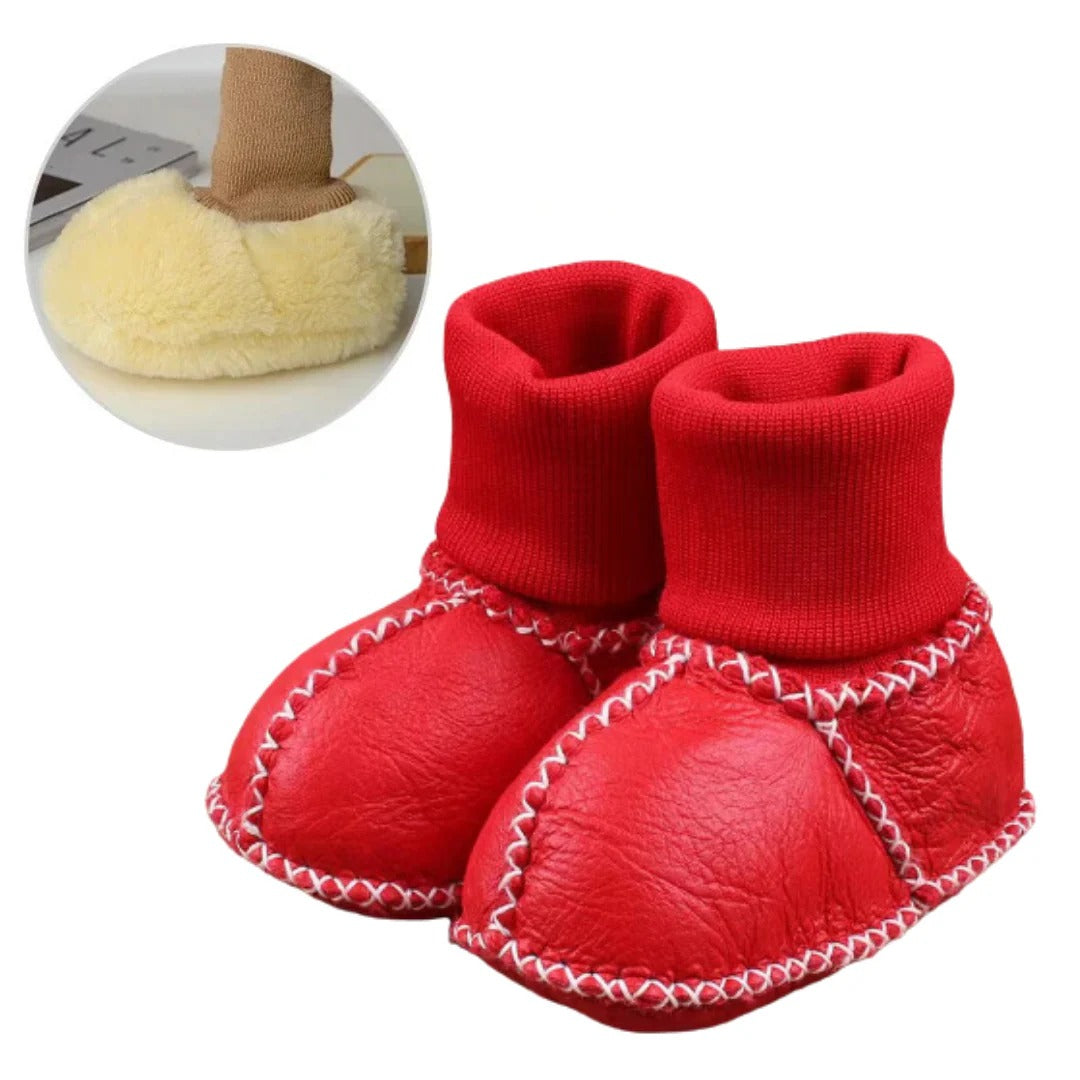 Gemütliche Babyschuhe für Zuhause