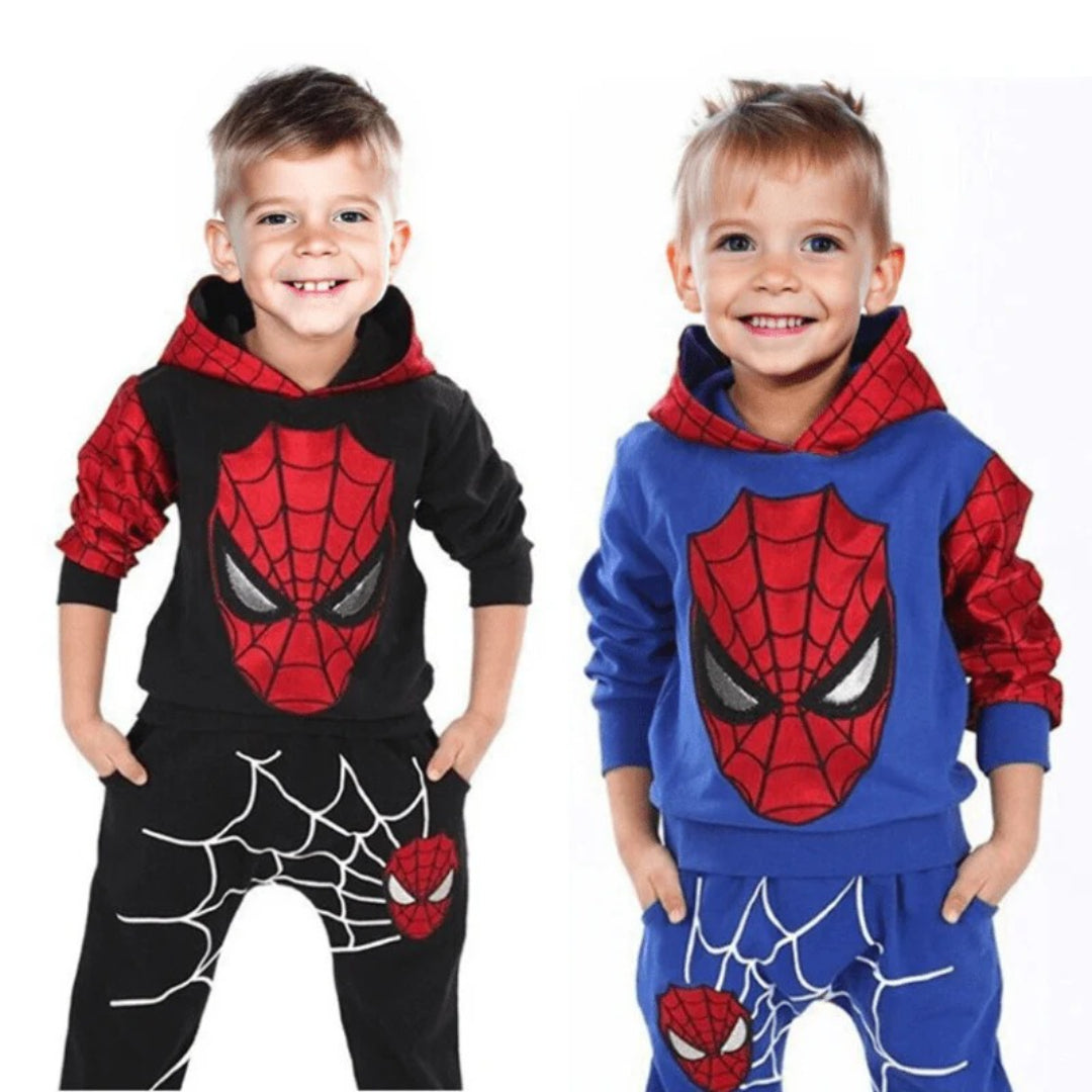 Superhelden-Duo-Set: Ober- und Unterteil-Outfit