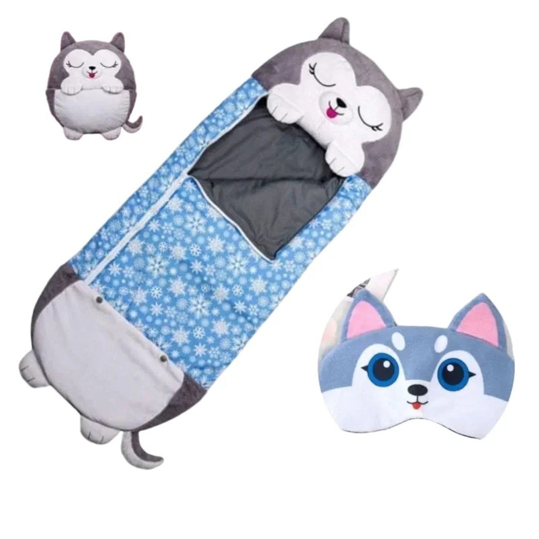 Kinder-Schlafsack mit Tiermotiven