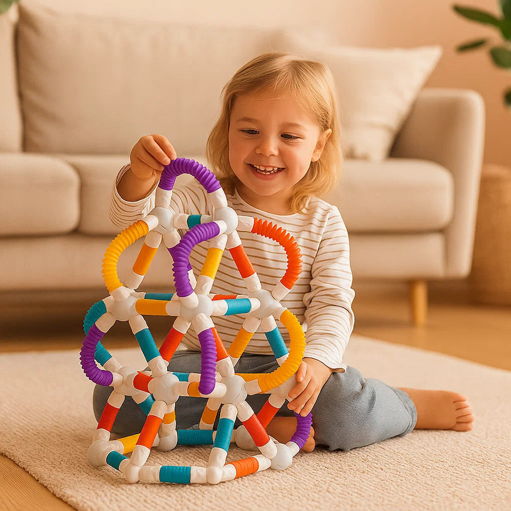Creative Builders | Magnetic Building Blocks with Moldable Design | Endless Learning Fun for Kids 8
