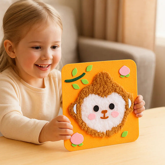 Creative Doll Craft Kit | DIY Embroidery Set with Easy Instructions | Fun Activity for Imaginative Play 0