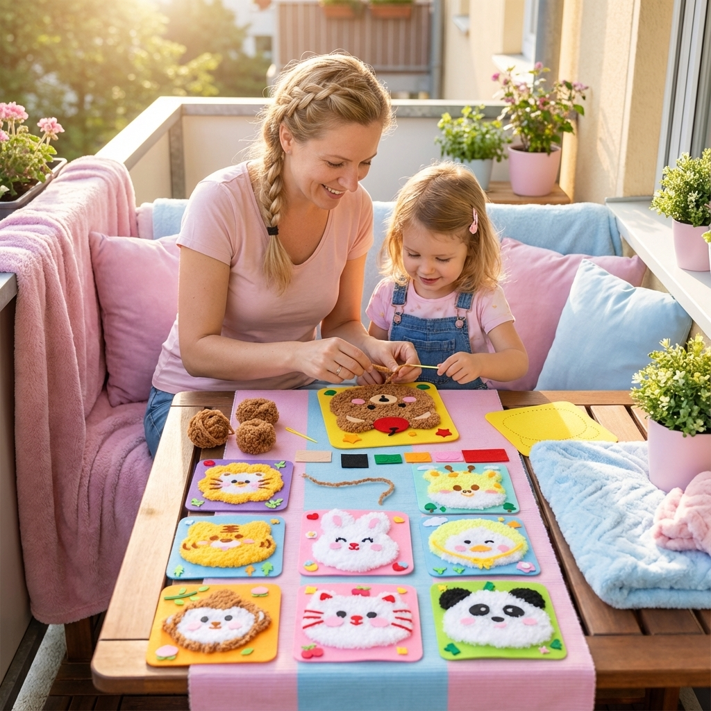 Creative Doll Craft Kit | DIY Embroidery Set with Easy Instructions | Fun Activity for Imaginative Play 1