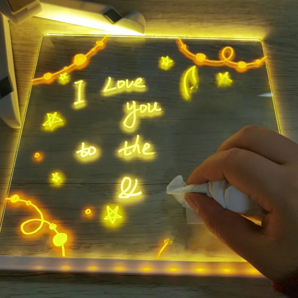 Creative Glow | LED Drawing Board with Vibrant Glow & Energy Efficiency | Perfect for Art and Messages 1