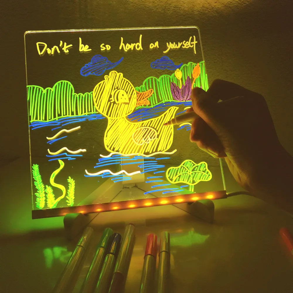 Creative Glow | LED Drawing Board with Vibrant Glow & Energy Efficiency | Perfect for Art and Messages 3