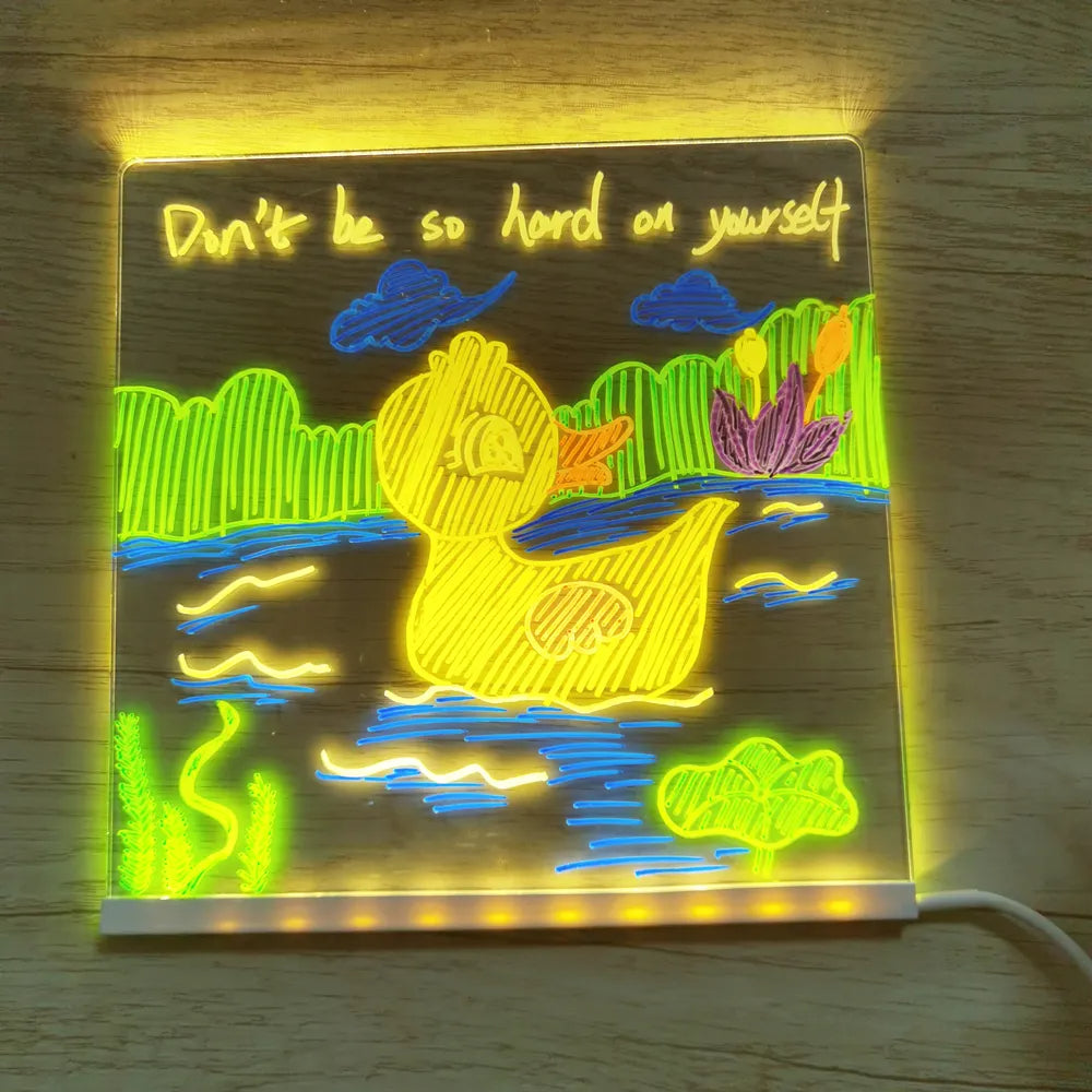 Creative Glow | LED Drawing Board with Vibrant Glow & Energy Efficiency | Perfect for Art and Messages 4