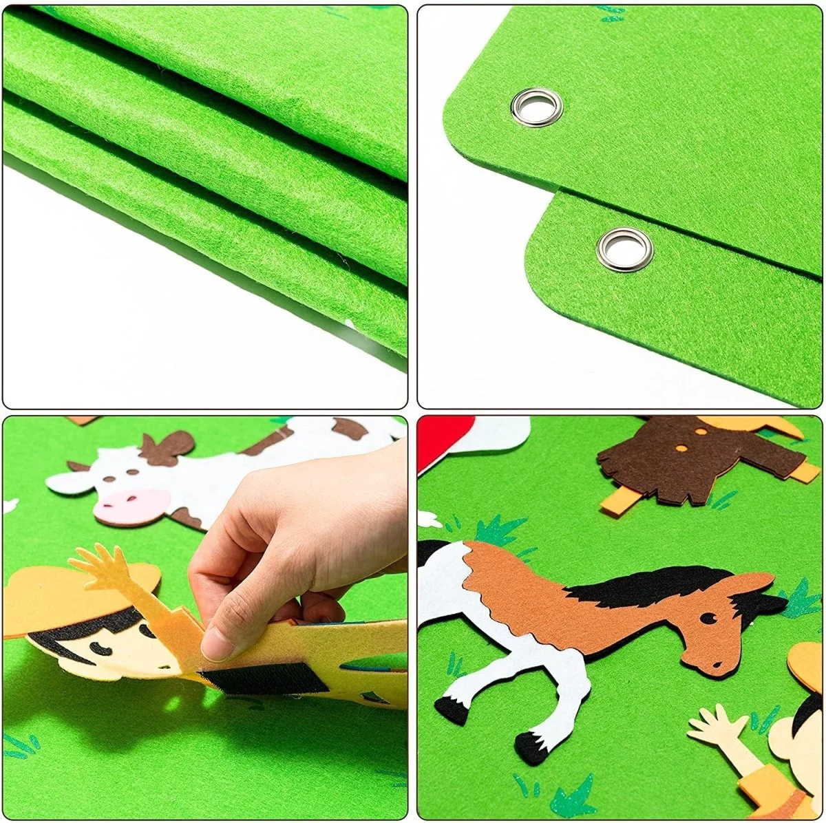 Creative Play | Educational Toy Set with Colorful Animal Figures | Engaging Learning Toys for Imagination Development for 3-5 Year Olds 7