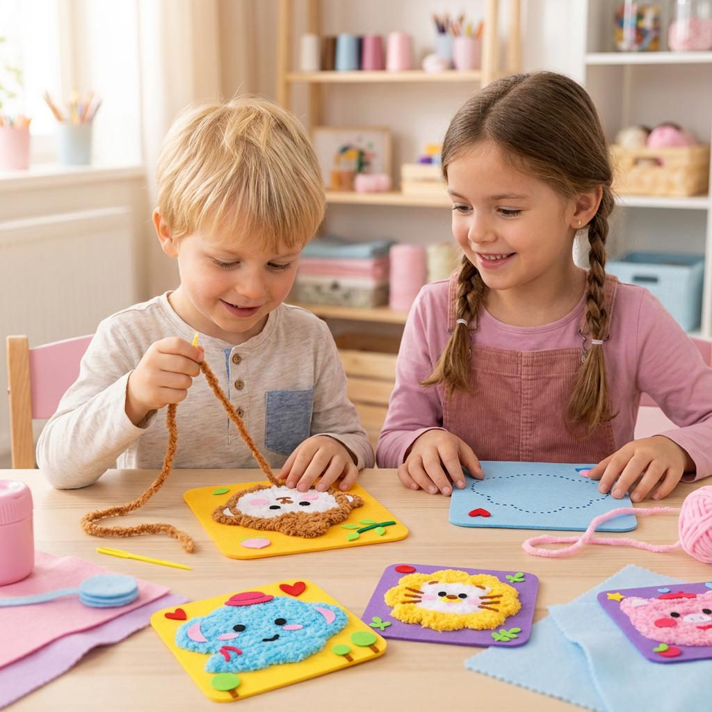 Creative Puppet Craft Kit | Easy Instructions for Imagination & Fine Motor Skills 3