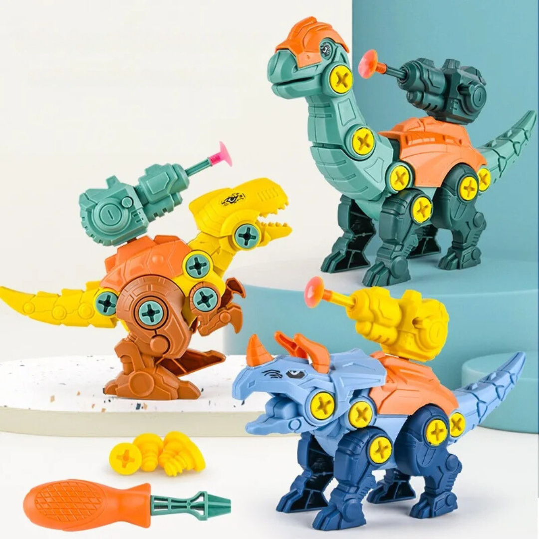 Dinosaurier-Bausatz mit Saugnapf – Fantasievolles Bauvergnügen