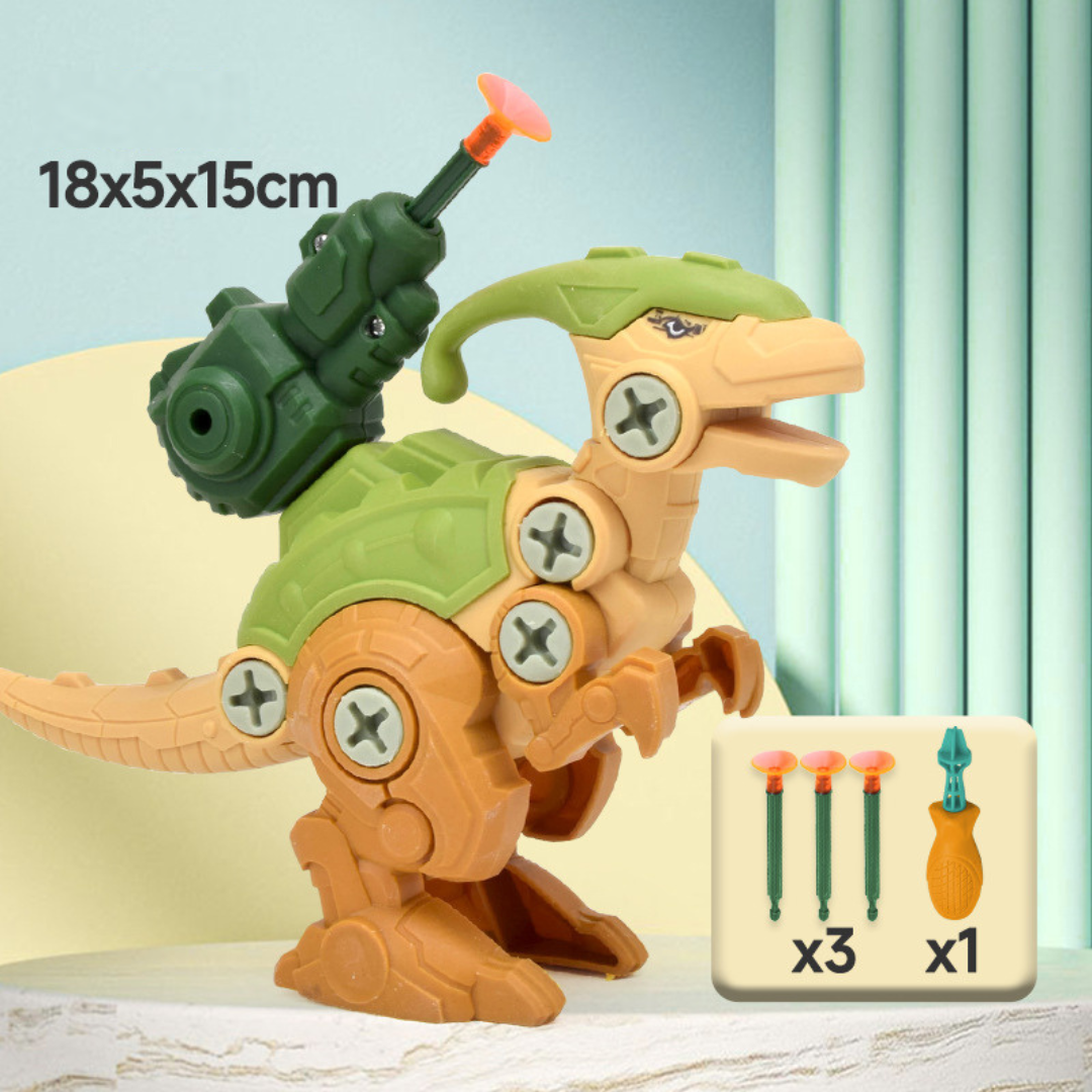Dinosaurier-Bausatz mit Saugnapf – Fantasievolles Bauvergnügen