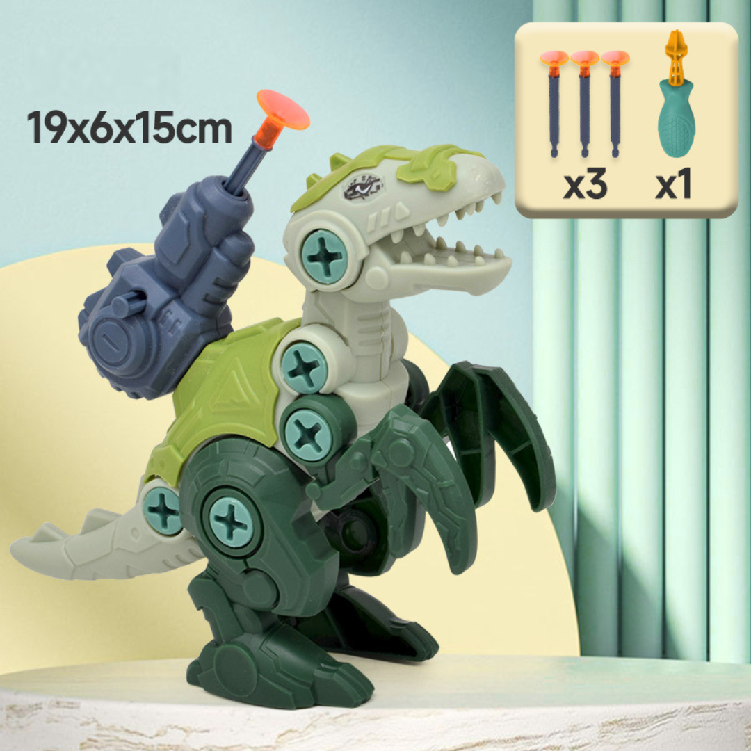 Dinosaurier-Bausatz mit Saugnapf – Fantasievolles Bauvergnügen
