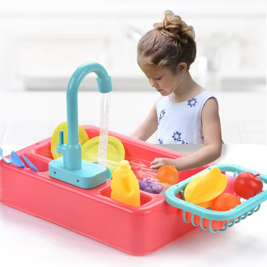 Kinder-Wasser-Spiel-Spüle Spielzeug - Interaktiver Bildungs-Spaß