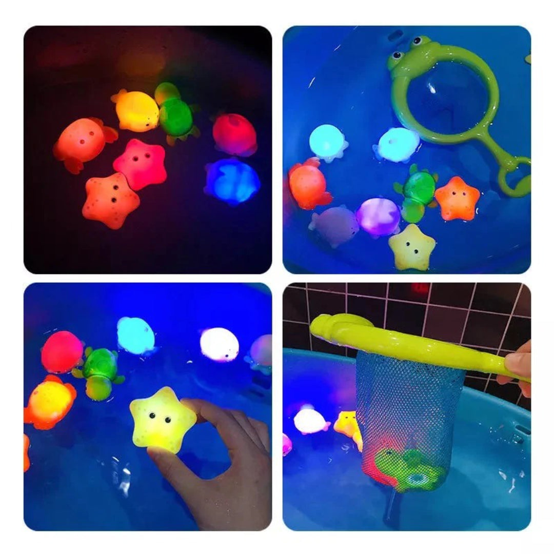 Interaktive Leuchtende Badspielzeuge für Kinder ab 3 Jahren