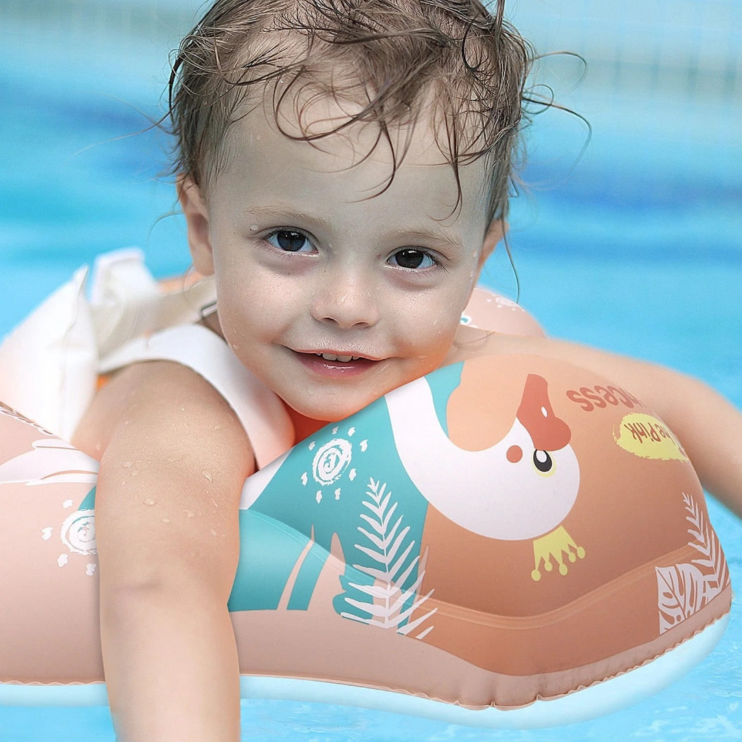 Schwimmtraining Ring für Säuglinge mit Sonnenschutz