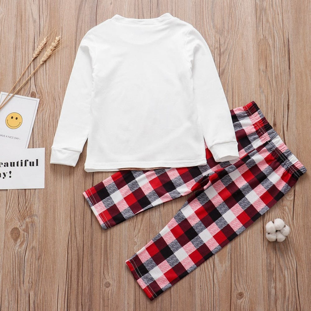 Rentier-Themen Familien-Weihnachtsoutfit Set