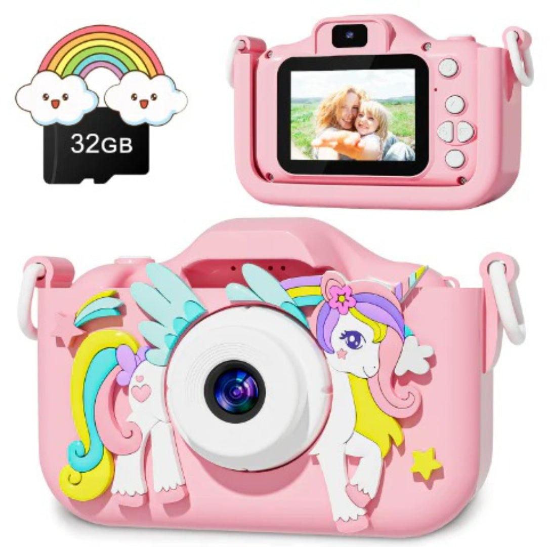 Einhorn HD Kamera: Fotos und Videos mit der enthaltenen 32GB SD-Karte aufnehmen