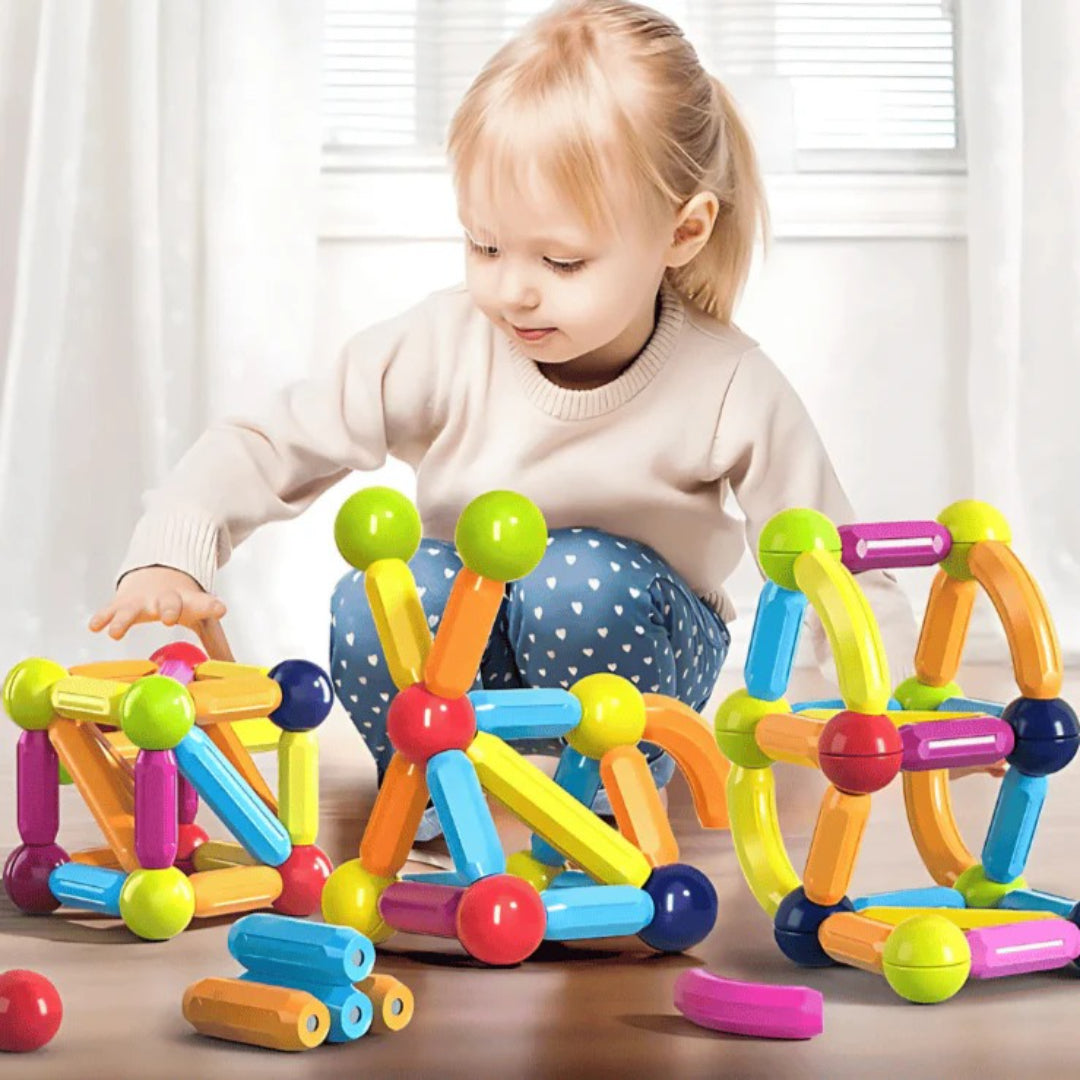 Magnetische Bausteine für Kinder - Fantasievolles Konstruktionsset