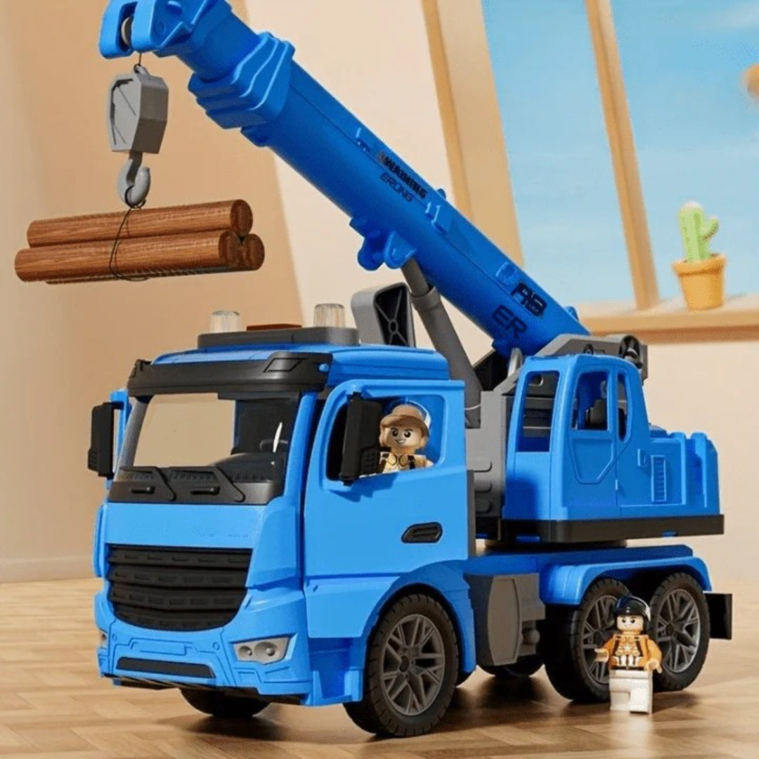 Beweglicher Arm Baukran Spielzeug – Interaktives Baufahrzeug
