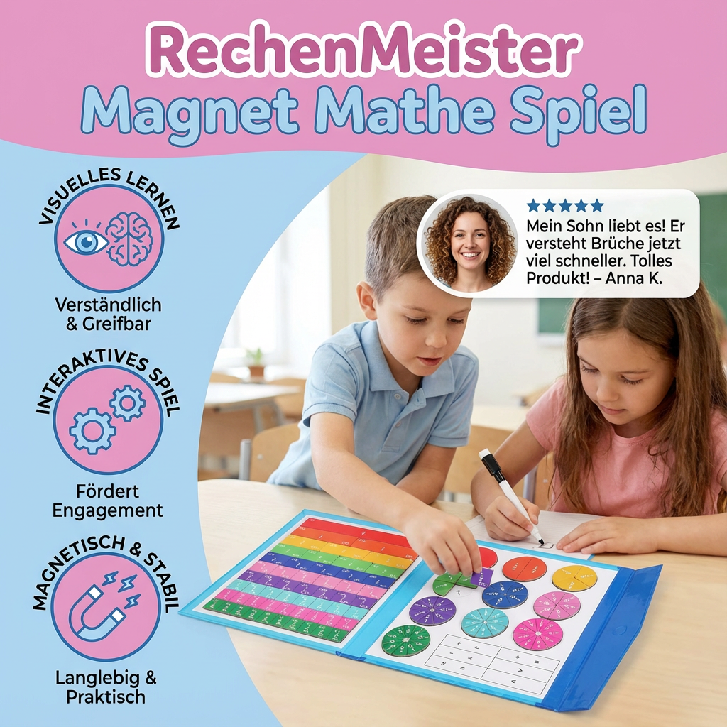 Magnet Math Game | Educational Game for Kids with Colorful Visuals | Interactive Learning Tool for 5 Year Olds 3