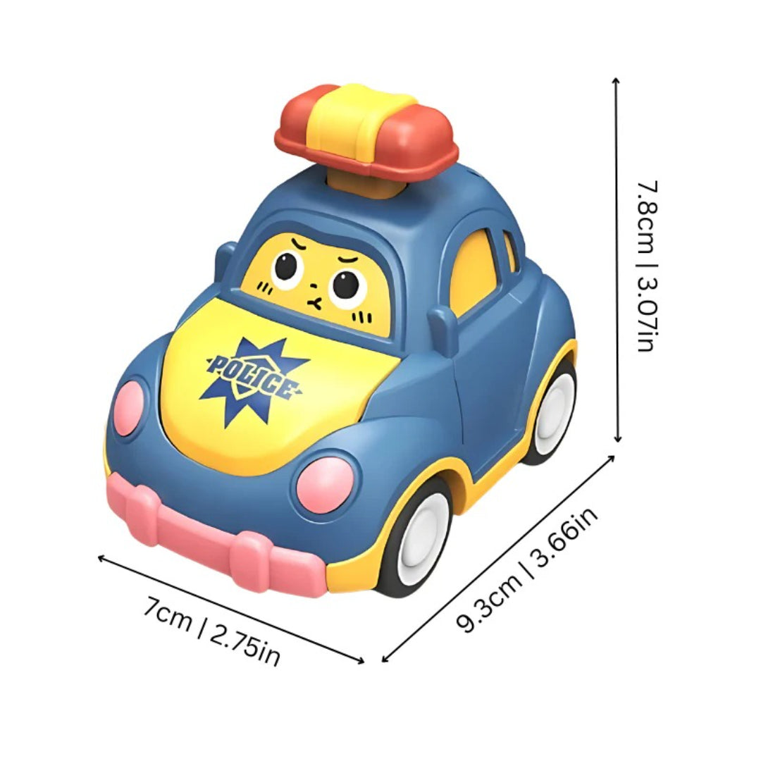 Sammlung von autonomen Autos mit automatischer Bump-and-Go-Funktionalität