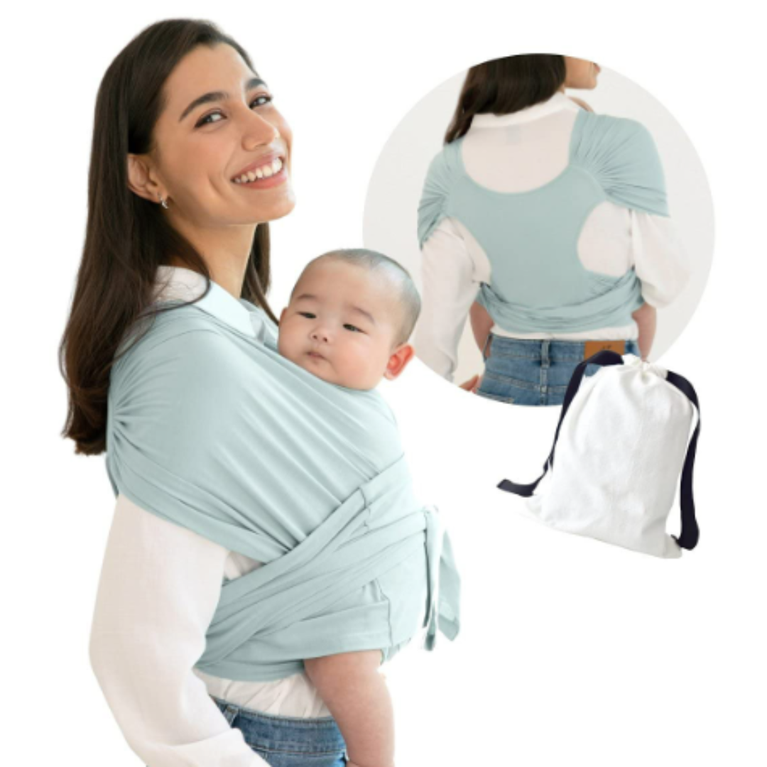 Ergonomisch gestalteter Baby-Tragewickel