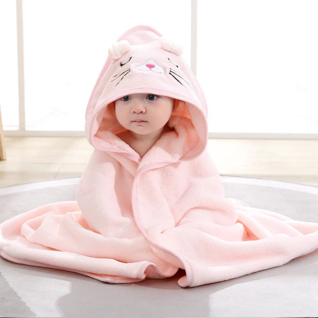 Weiches und saugfähiges Baby-Badetuch