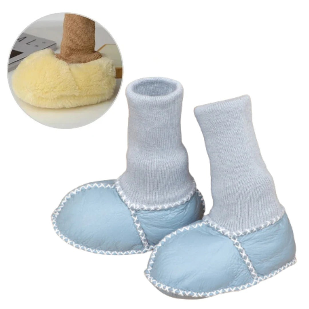 Gemütliche Babyschuhe für Zuhause