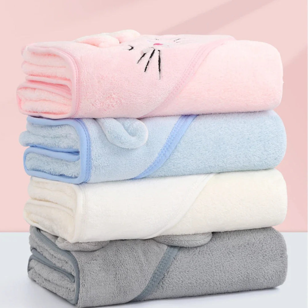 Weiches und saugfähiges Baby-Badetuch